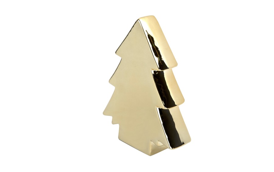 Choinka ceramiczna złota MAXI 25 cm Ewax 1498