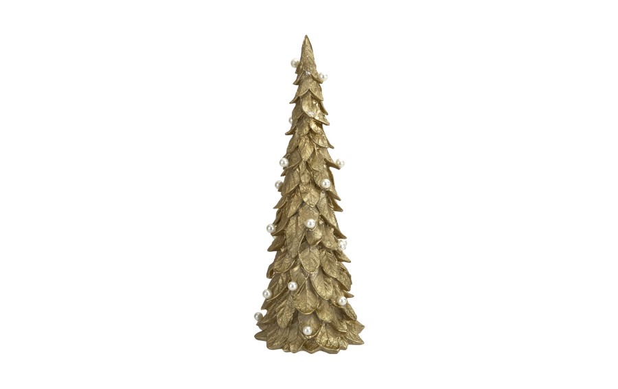 Choinka złota z perłami 38 cm Ewax 2444