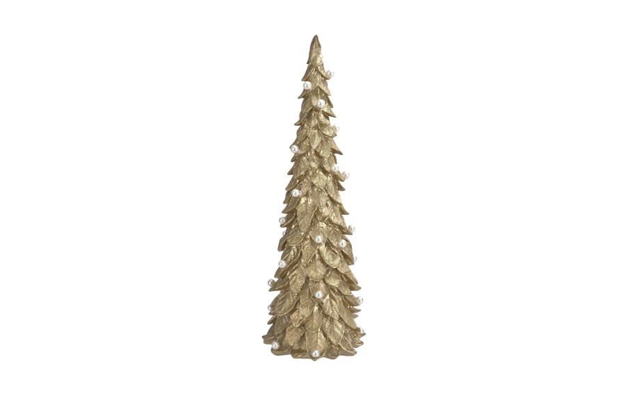 Choinka złota z perłami 46 cm Ewax 2423