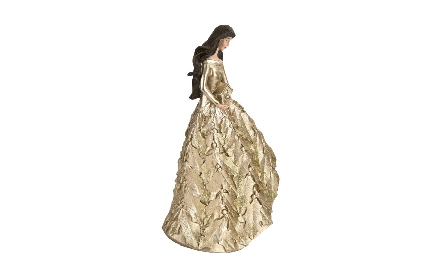 Figurka kobieta z karmnikiem złota 35 cm Ewax 2955