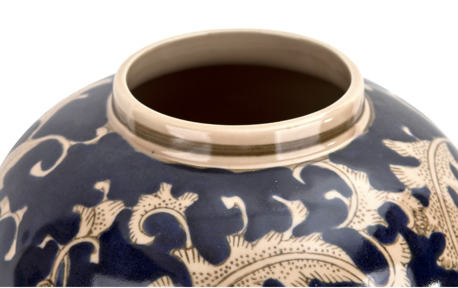 Pojemnik ceramiczny amfora granatowy 37 cm Art-Pol 174780