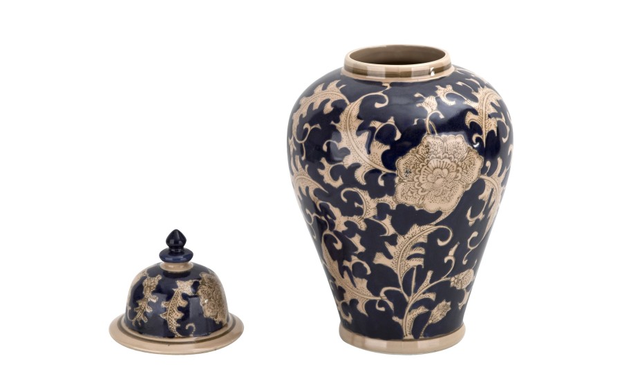 Pojemnik ceramiczny amfora granatowy 37 cm Art-Pol 174780
