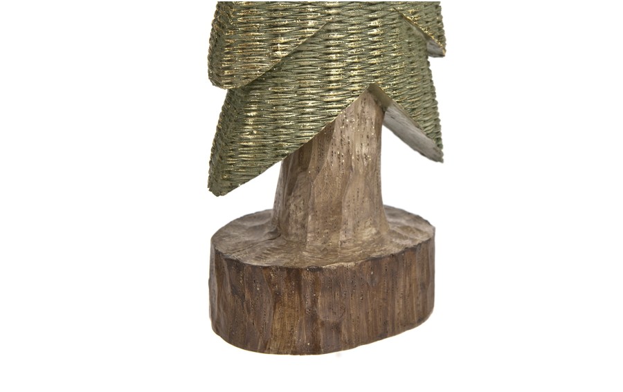 Choinka dekoracyjna zielono-złota 38,5 cm Art-Pol 174064