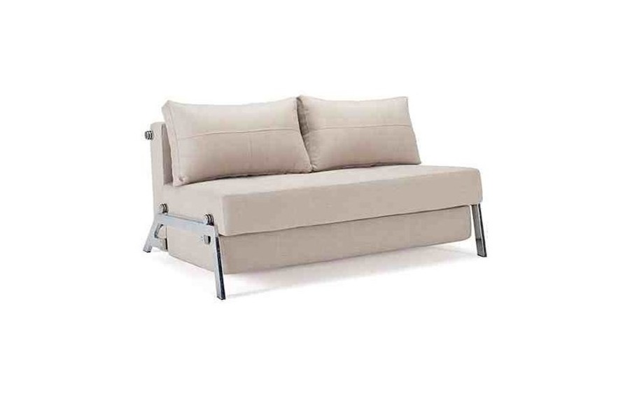 Sofa Cubed z nogami chromowanymi (160 cm)