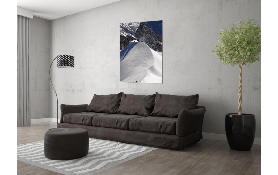 Obraz szklany 80x120 Śnieżny szlak