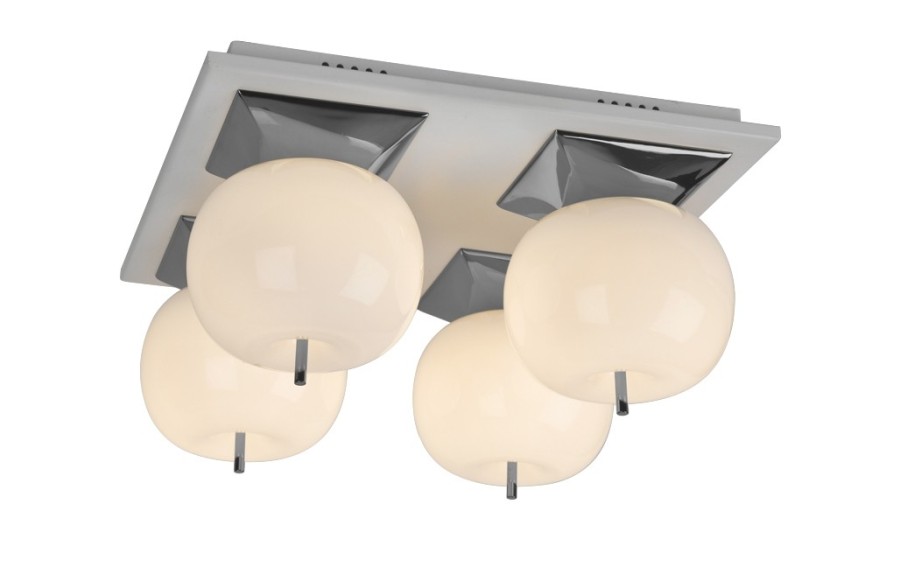 Lampa Jabłko MC5069-4 srebrna
