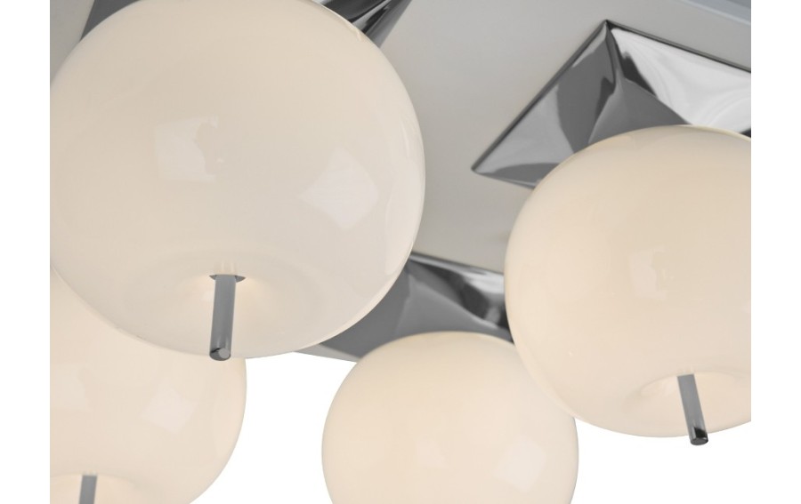 Lampa Jabłko MC5069-4 srebrna