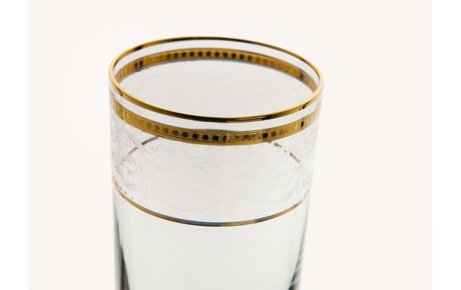 Szklanka do piwa 360ml (6 szt.) Dolce Vita Gold