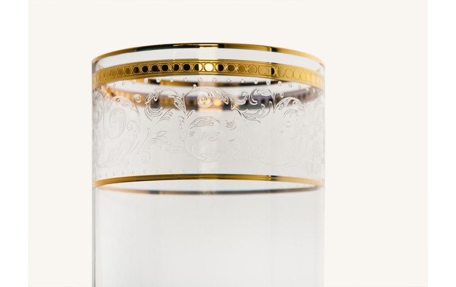 Szklanka do piwa 360ml (6 szt.) Dolce Vita Gold