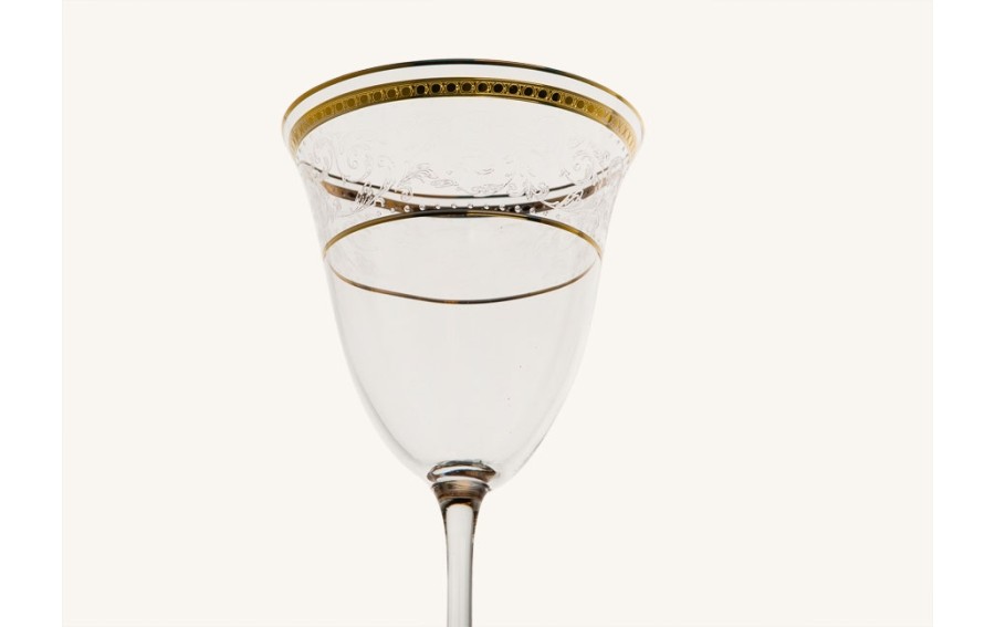 Kieliszek do wina 350ml (6 szt.) Dolce Vita Gold
