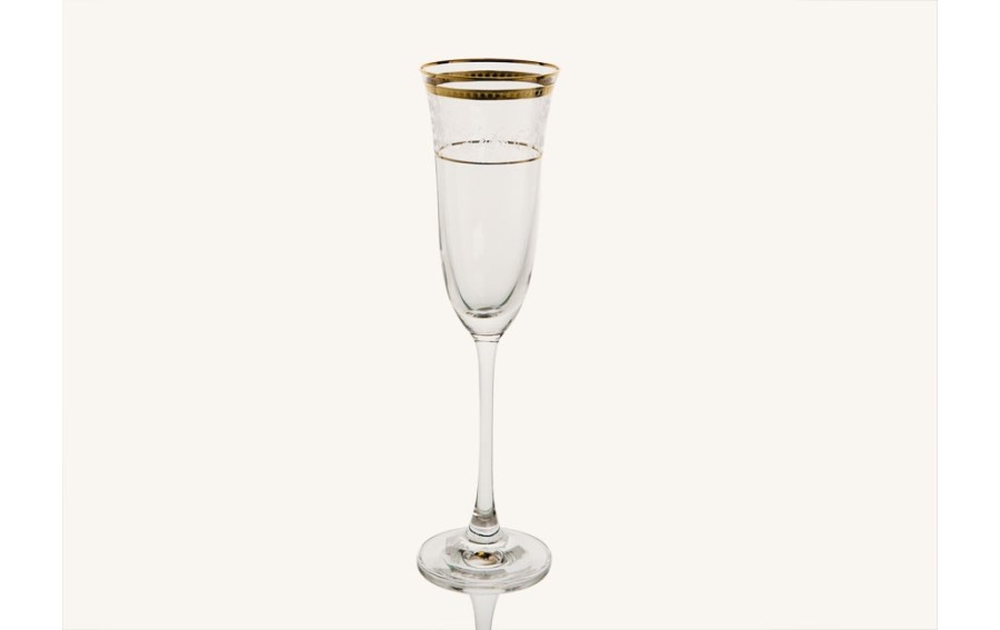 Kieliszek do szampana 160ml (6szt.)Dolce Vita Gold