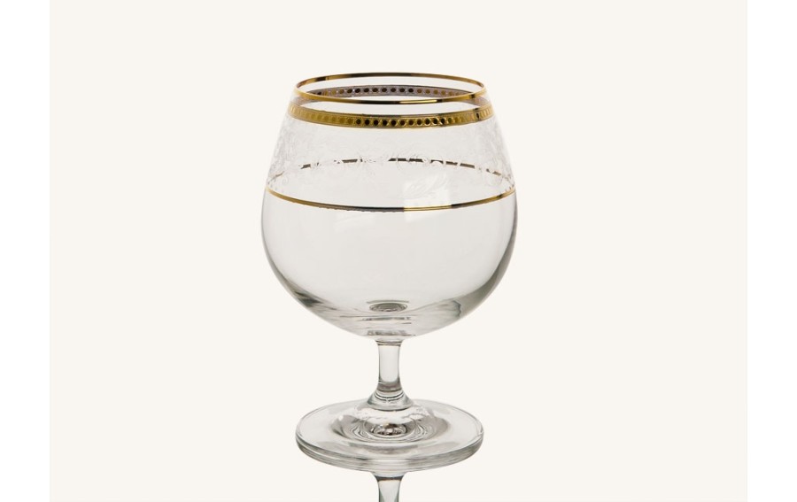 Kieliszek do koniaku 300ml (6szt.)Dolce Vita Gold