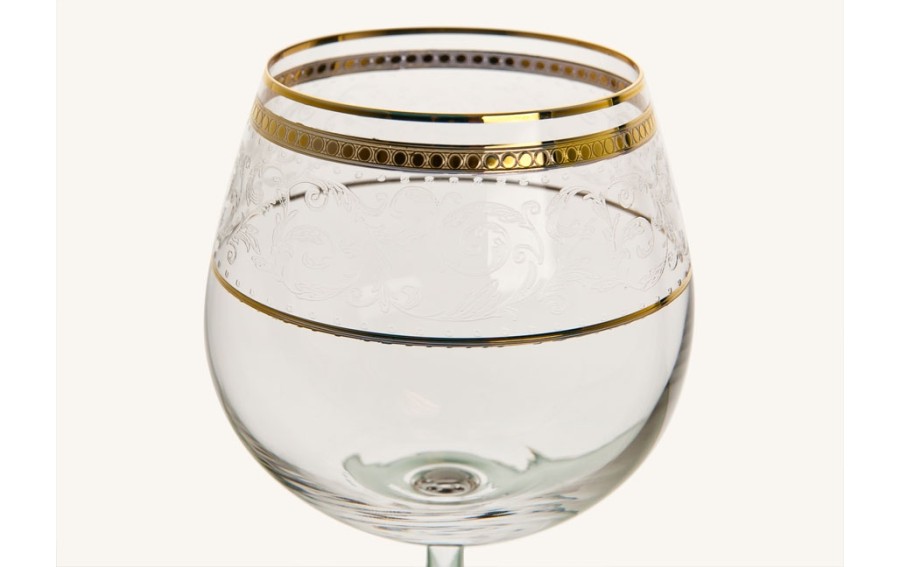 Kieliszek do koniaku 300ml (6szt.)Dolce Vita Gold