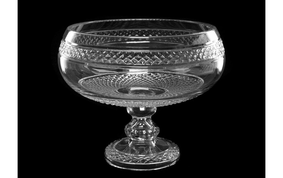 Owocarka 25,5 cmKryształowa owocarka Violetta 25,5 cm, elegancka misa na nóżce,