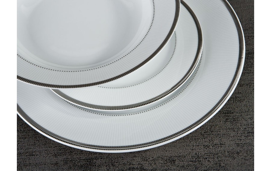 Komplet talerzy 6/18 Marcello Silver