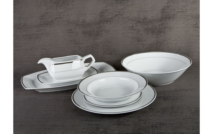 Serwis obiadowy 6/22 Marcello Silver