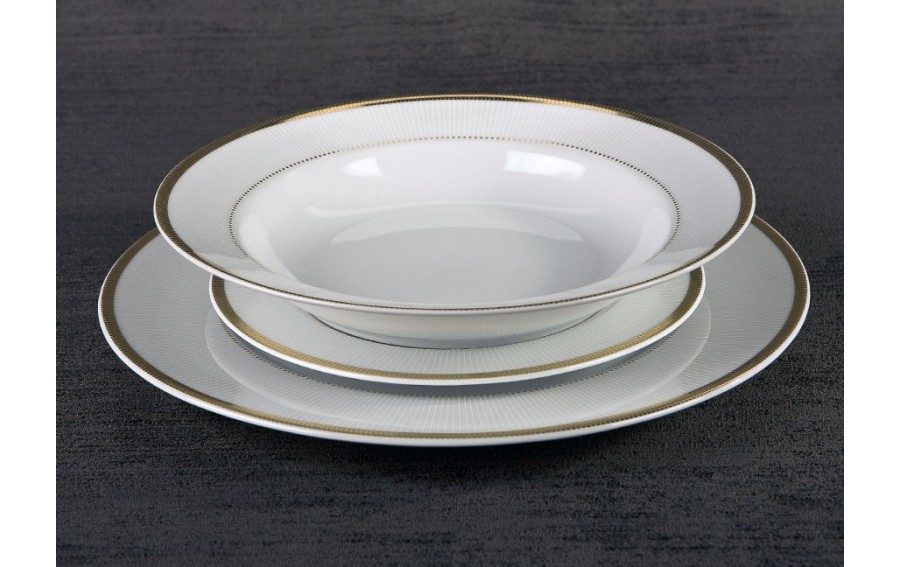 Komplet talerzy 6/18 Marcello Gold