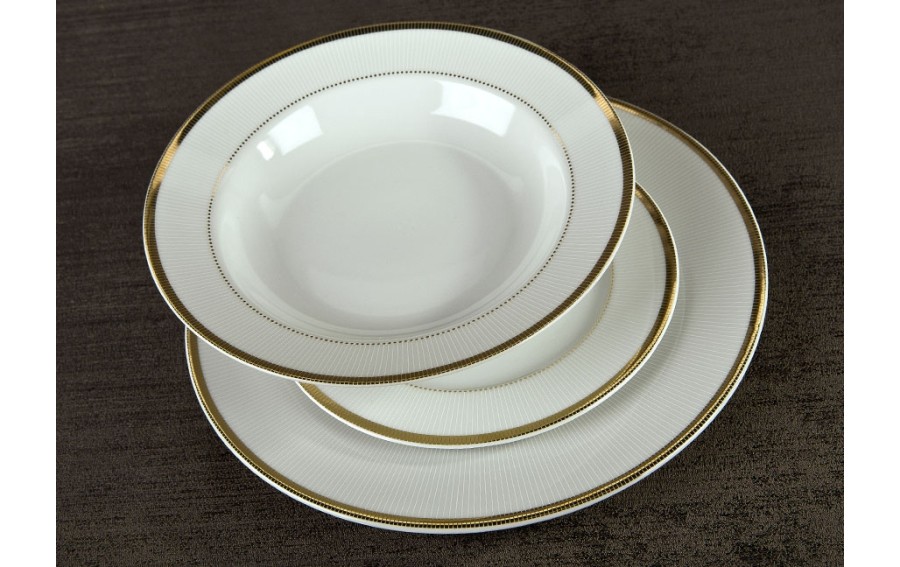 Komplet talerzy 6/18 Marcello Gold