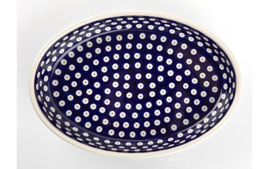 Półmisek owalny Bolesławiec 28 cm GU-349 | Ceramika dekoracja 42