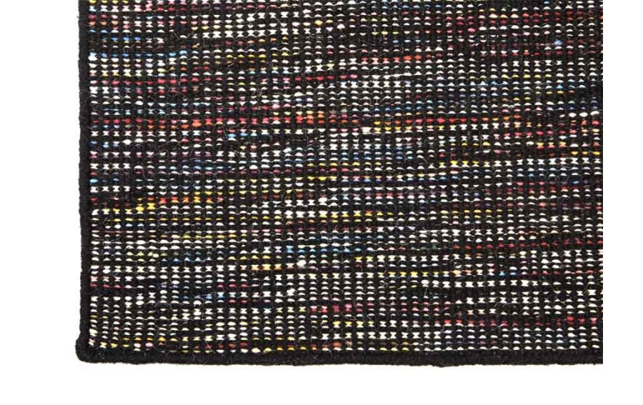 Dywan wełniany 160x230 Black/Multi