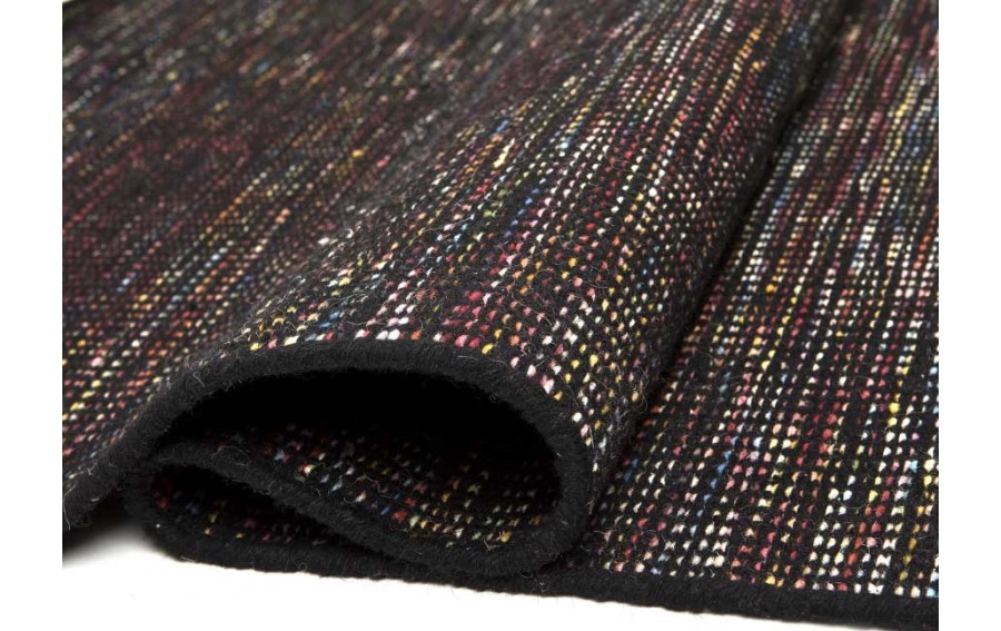 Dywan wełniany 160x230 Black/Multi