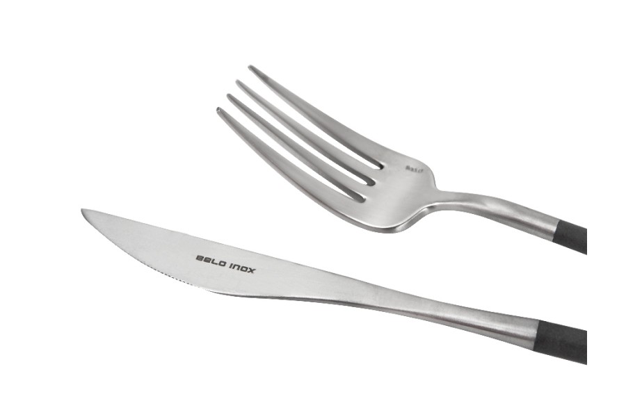 Sztućce Neo Gray 6/24 Belo Inox