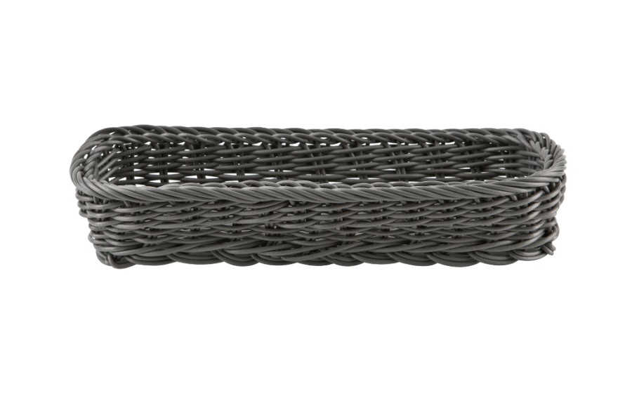 Koszyk polipropylen 27cm antracyt