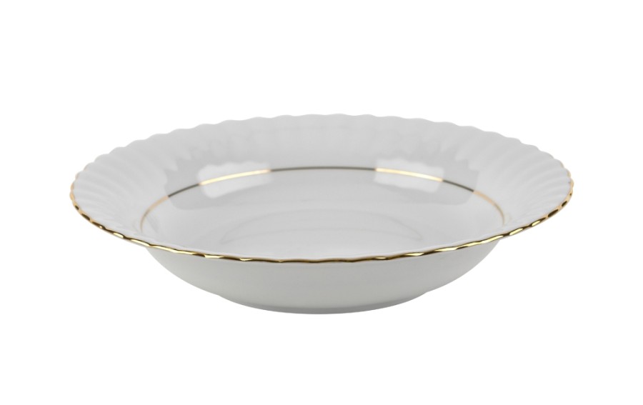 Talerz głęboki 22cm Iwona B014 Złota Linia