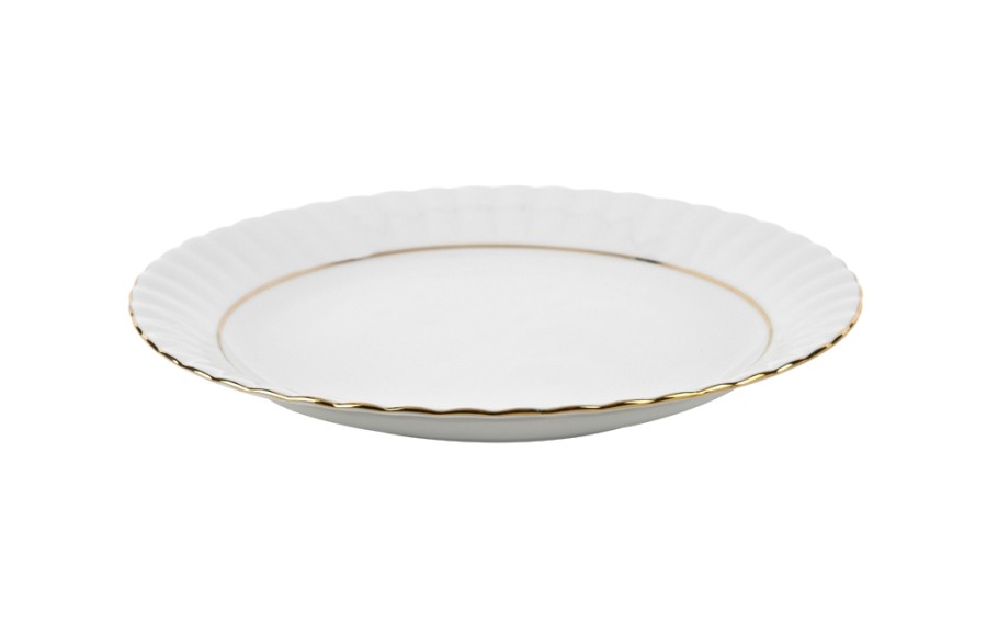 Talerz płytki 24cm Iwona B014 Złota Linia