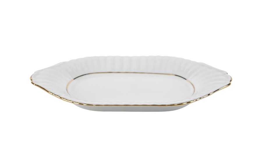 Półmisek owalny 25cm Iwona B014 Złota Linia