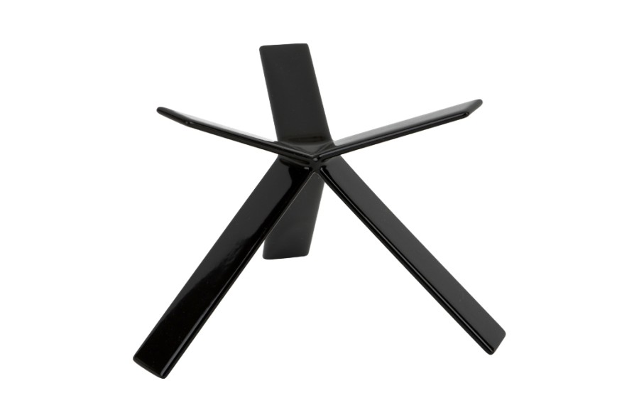 Stojak bufetowy czarny 8 cm