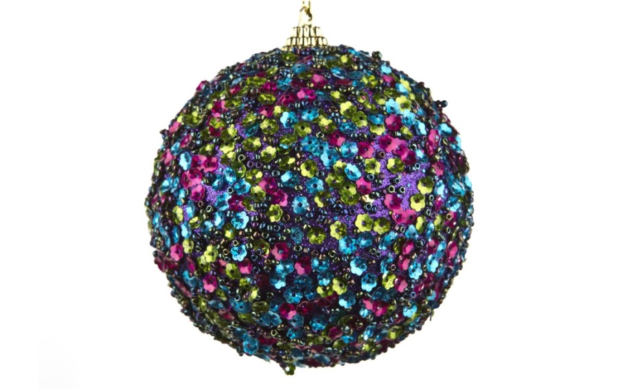 Bombka 10cm (2 szt.) multicolor