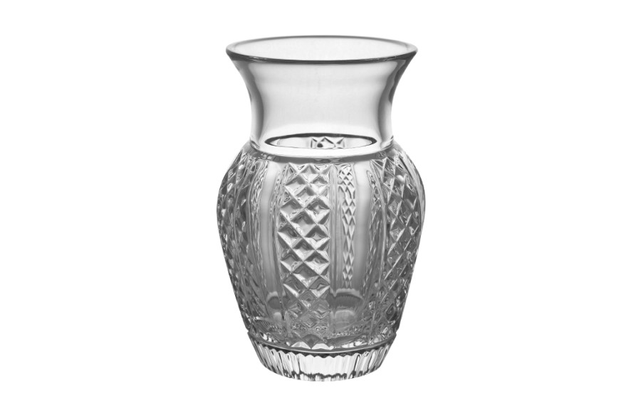 Wazon kryształowy Violetta 13,5 cm, mały wazonik dekoracyjny, diamentowy szlif