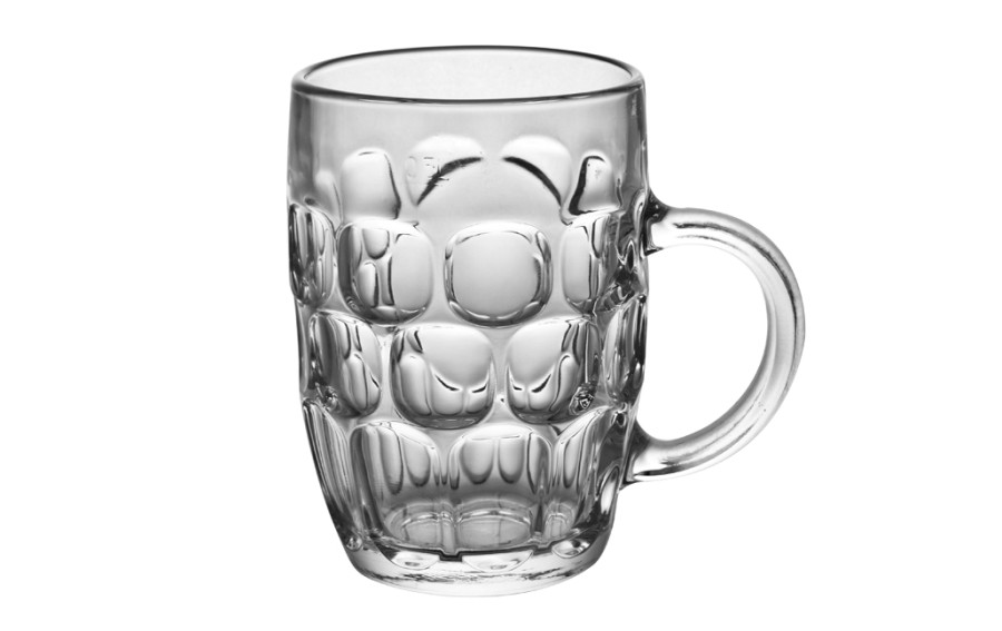 Kufel szklany Glasmark 600 ml z rączką
