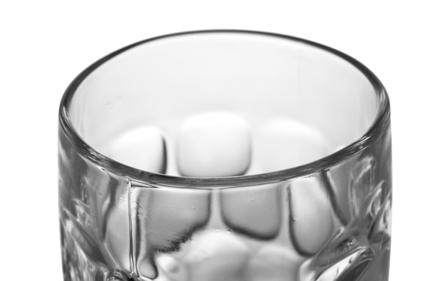 Kufel szklany Glasmark 600 ml z rączką