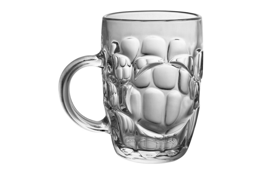 Kufel szklany Glasmark 600 ml z rączką