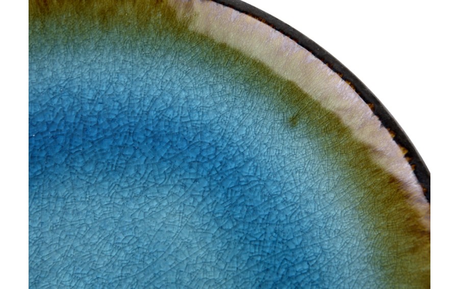 Talerz płytki 25,4cm Lazur