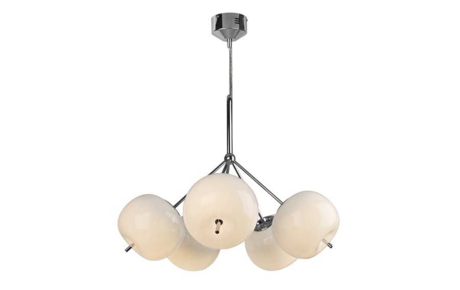Lampa wisząca Jabłko MD5069-5 srebrna
