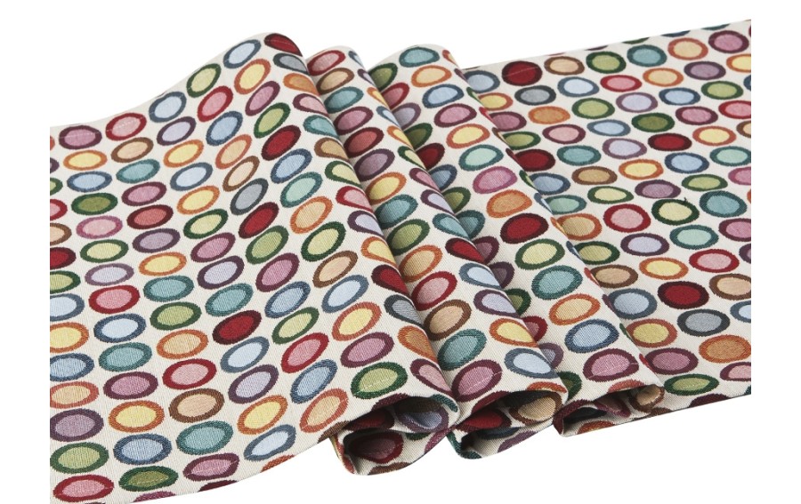 Bieżnik na stół 50x150cm Geo Kółka