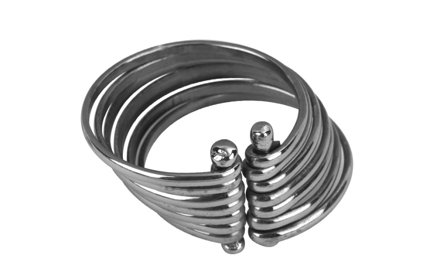 Obrączka na serwetę Bransoleta silver