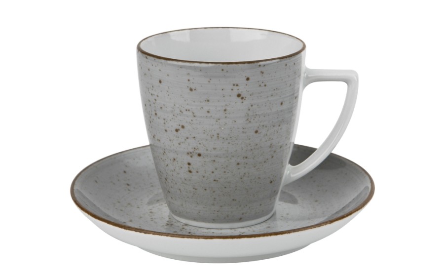Filiżanka 200ml ze spodkiem Boss Grey