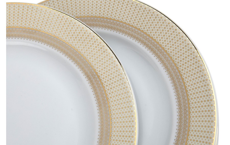Komplet 6 talerzy deserowych 17cm Amaro Gold
