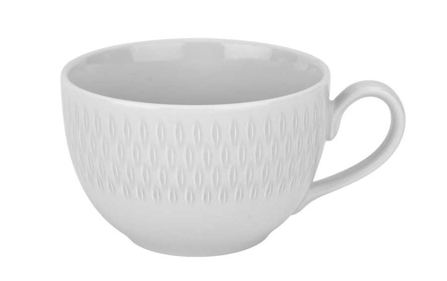 Komplet 6 filiżanek 200ml ze spodkami Rice