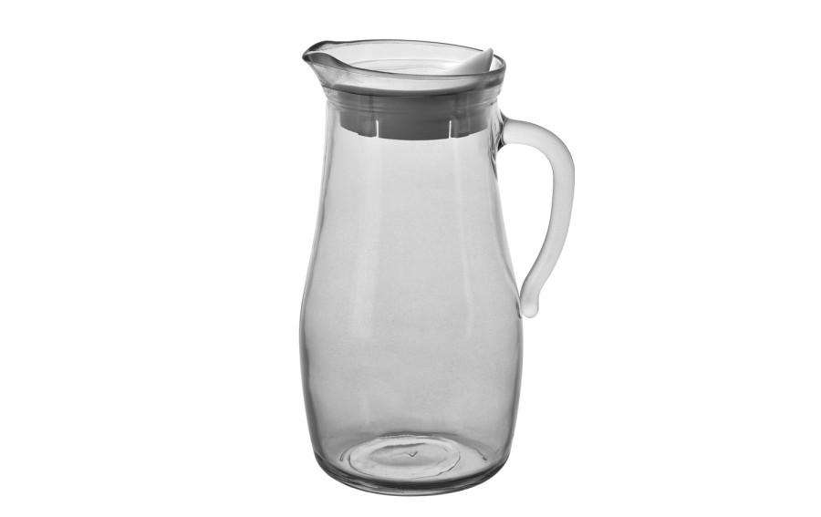 Dzbanek szklany z pokrywką GLASMARK 1,5 L – idealny na letnie spotkania i codzienne serwowanie napojów