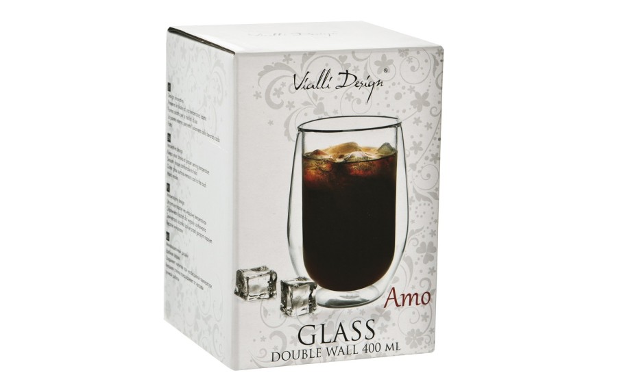 Szklanka termiczna 300 ml z podwójną ścianką Amo bez ucha