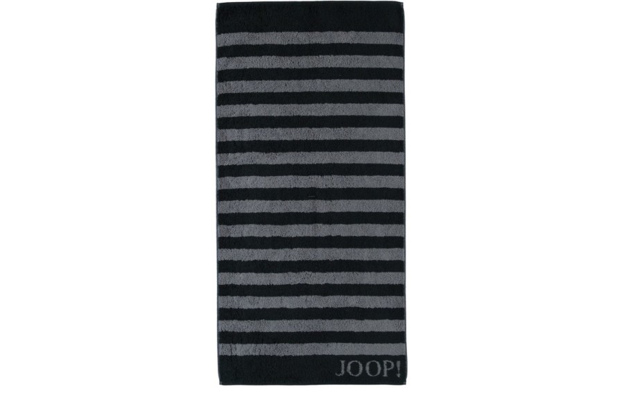 Ręcznik 80/150 cm czarny Stripes