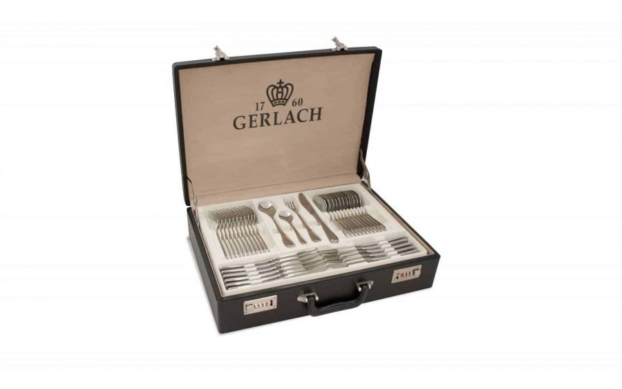 Komplet sztućców w walizce 68 sztuk Celestia połysk