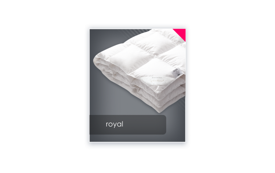 Kołdra puch gęsi ROYAL letnia
