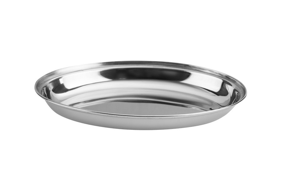 Półmisek metalowy głęboki 31 cm.