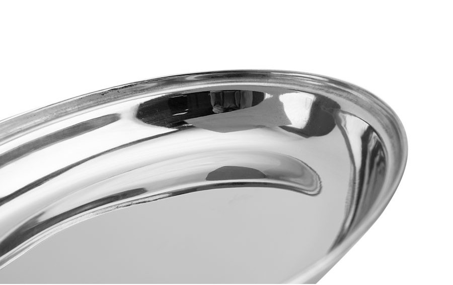 Półmisek metalowy głęboki 31 cm.